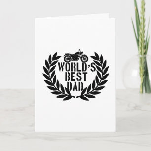 World's Best Dad Card