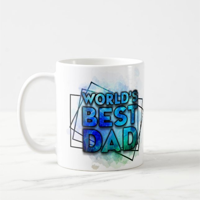 Worlds Best Dad Coffee Mug (Left)