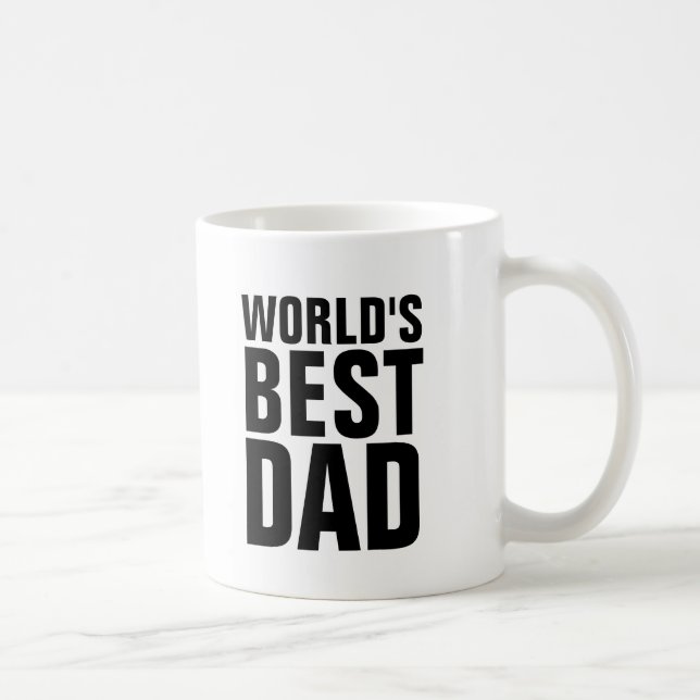 WORLD'S BEST DAD COFFEE MUGS (Right)