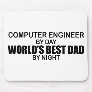 World's Best Dad  - Computer Engineer Mouse Mat