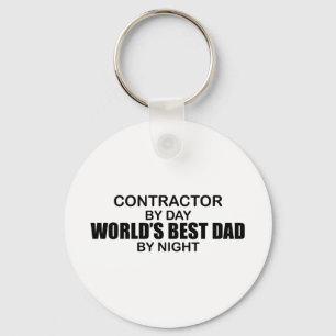 World's Best Dad - Contractor Key Ring