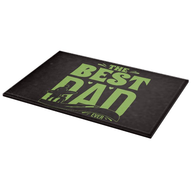 World's Best Dad Cutting Board (Corner)