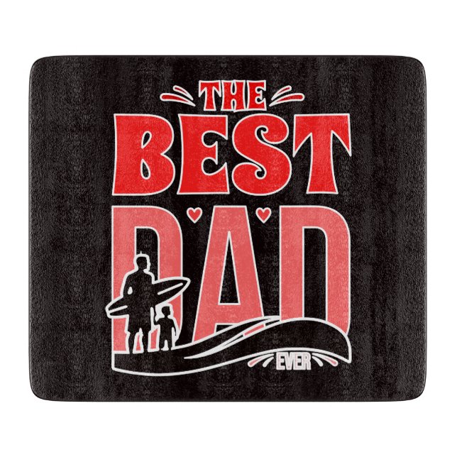 World's Best Dad Cutting Board (Front)