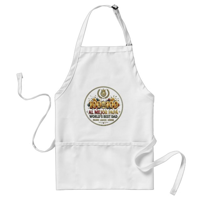 World's Best Dad / Delantal Estándar Standard Apron (Front)