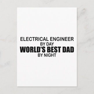 World's Best Dad - Electrical Engineer Postcard