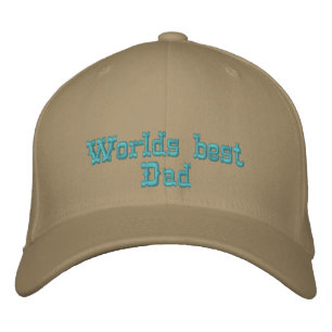 Worlds best Dad Embroidered Hat
