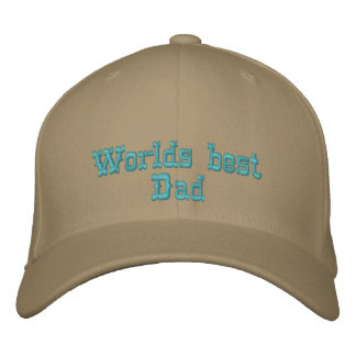 Worlds best Dad Embroidered Hat