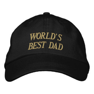 WORLD'S BEST DAD Embroidered Hat