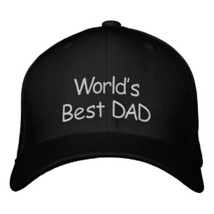 World's Best Dad Embroidered Hat