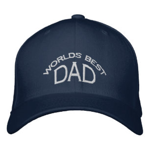World's Best Dad Embroidered Hat