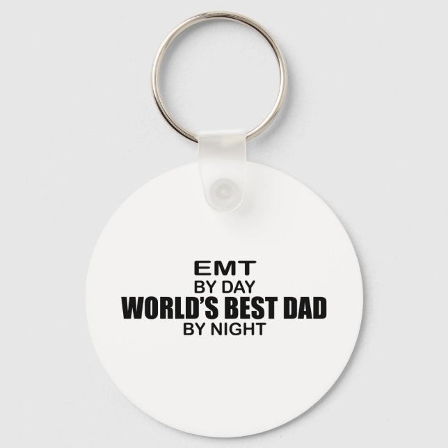 World's Best Dad - EMT Key Ring (Front)
