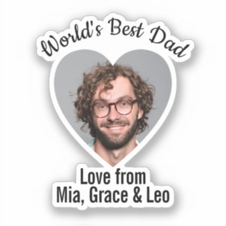 World's Best Dad Face Individual