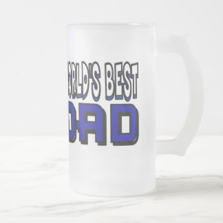 World's Best Dad Frosted Mug