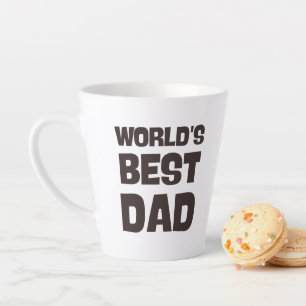 worlds best dad funny dad latte mug