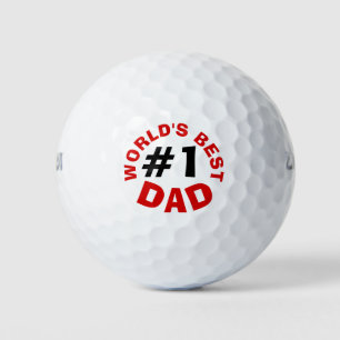 World's Best Dad Golf Balls