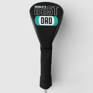Worlds Best Dad  Golf Head Cover
