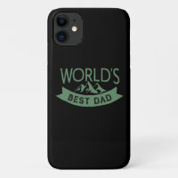 World's Best Dad Green and Black
