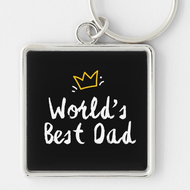 World's Best Dad Key Ring (Front)