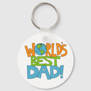 worlds best dad keyring