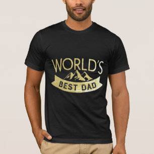 World's Best Dad Modern Father's Day T-Shirt