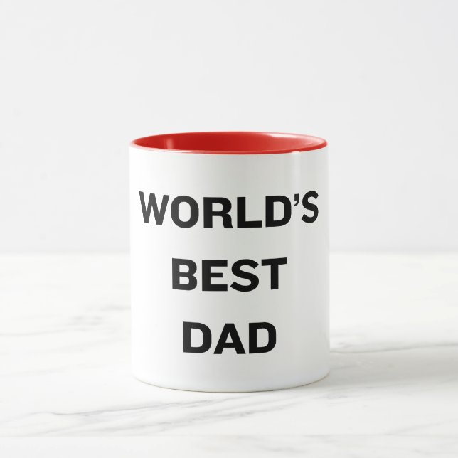 World's Best Dad Mug (Center)