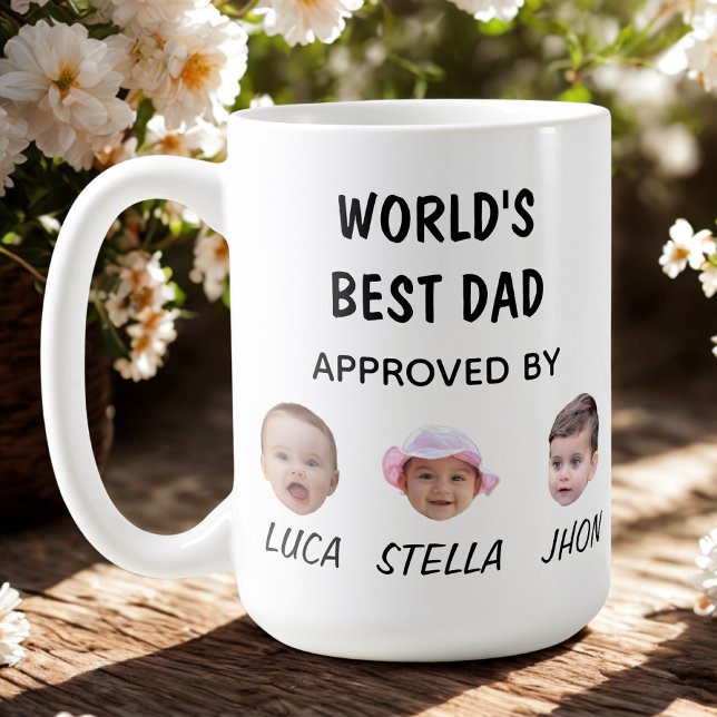 World's Best Dad Mug | Custom Baby Face Mug (Creator Uploaded)