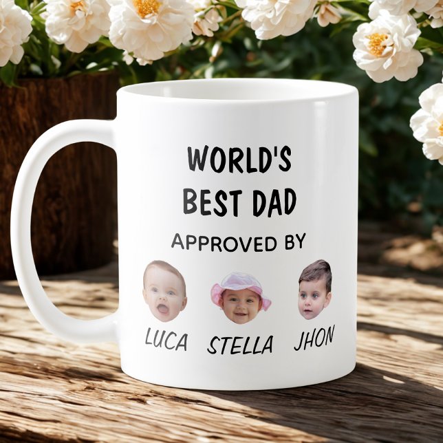 World's Best Dad Mug | Custom Baby Face Mug (Creator Uploaded)