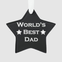 World's Best Dad on Black