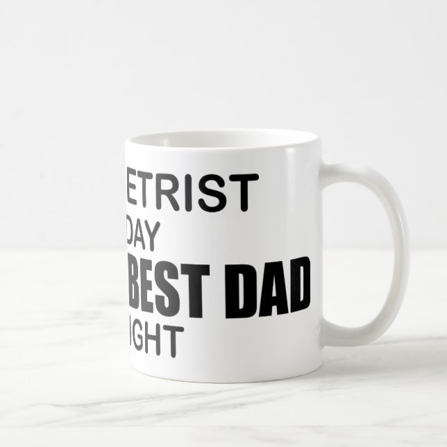 World's Best Dad - Optometrist Coffee Mug (Right)