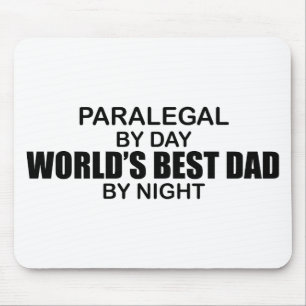 World's Best Dad - Paralegal Mouse Mat