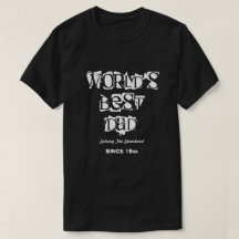 World's Best Dad Personalised Black