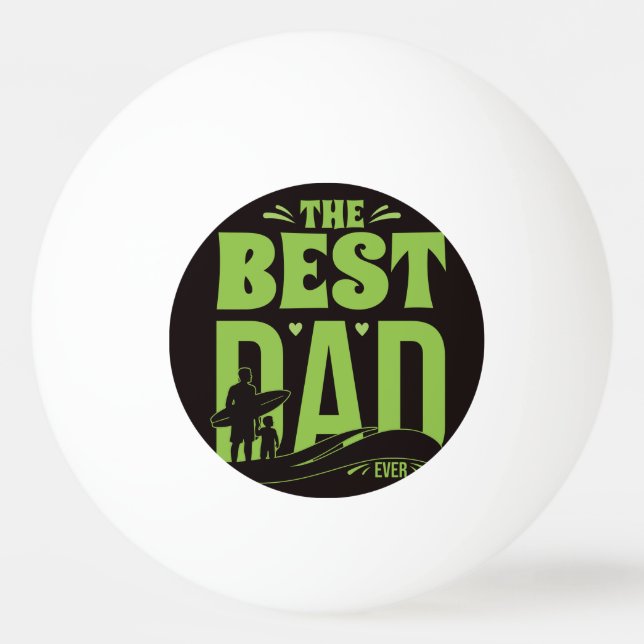 World's Best Dad Ping Pong Ball (Front)