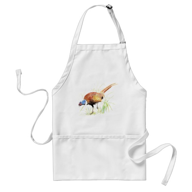 World's Best Dad,Ring Necked Pheasant, Bird Adult  Standard Apron (Front)