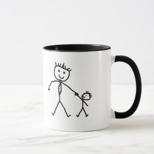 Worlds Best Dad Ringer Mug