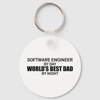 World's Best Dad - Software Engineer Key Ring