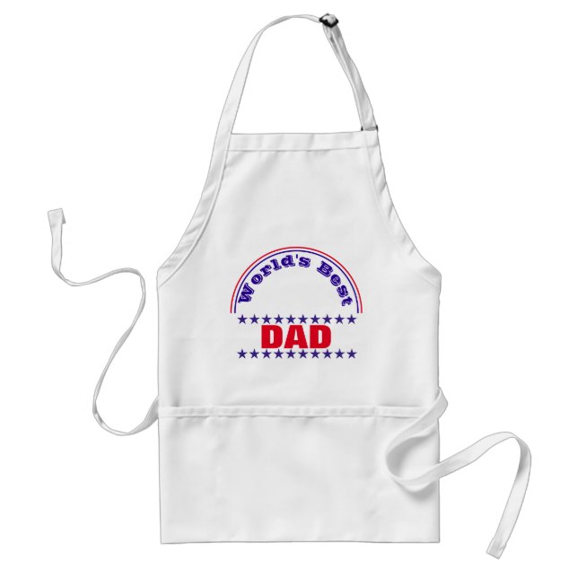 World's Best Dad Standard Apron (Front)