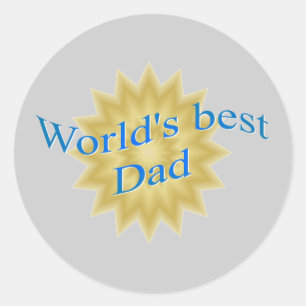 World's Best Dad Sticker