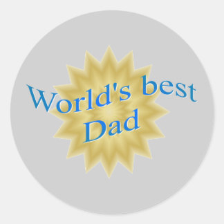World's Best Dad Sticker