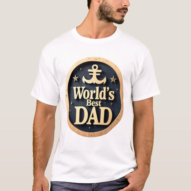 "World's Best Dad" T-Shirt (Front)