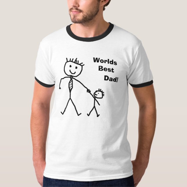 Worlds Best Dad T-Shirt (Front)