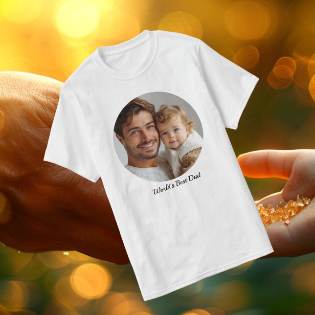 World's Best Dad T-Shirt Custom Personalise (Creator Uploaded)