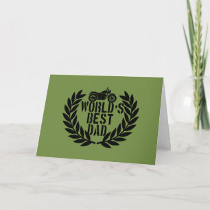 World's Best Dad Thank You Card