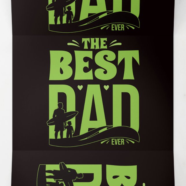 World's Best Dad Tri-Fold Programme (Inside Middle)