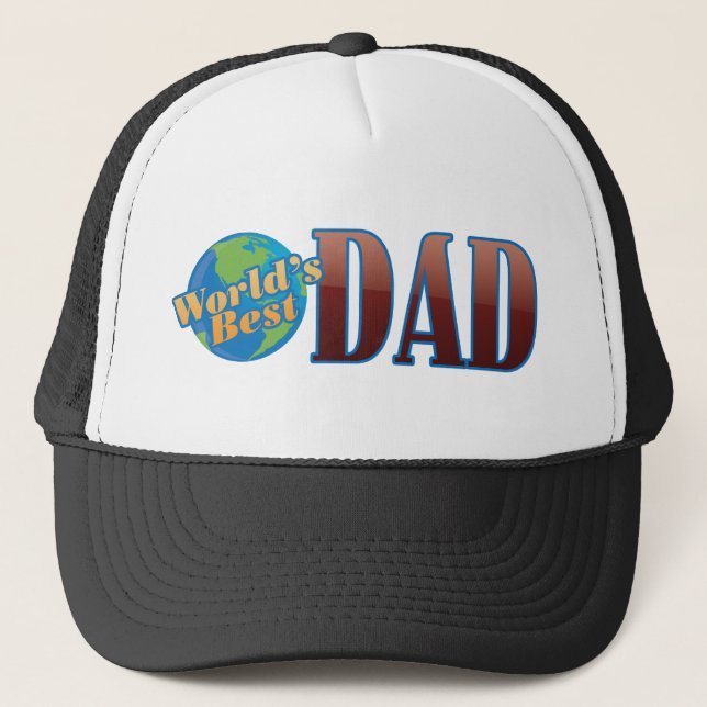 World's Best Dad Trucker Hat (Front)