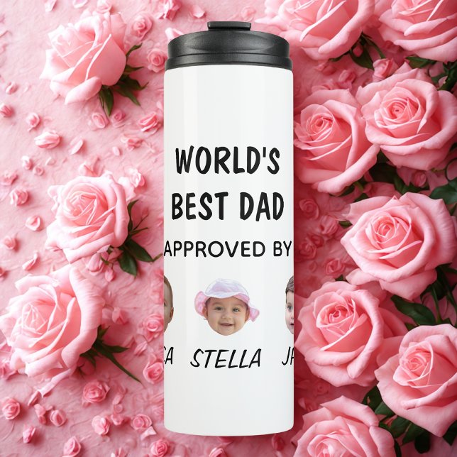 World's Best Dad Tumbler Custom Baby Face Tumblers (Creator Uploaded)