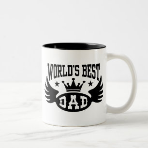 World's Best Dad Two-Tone Coffee Mug
