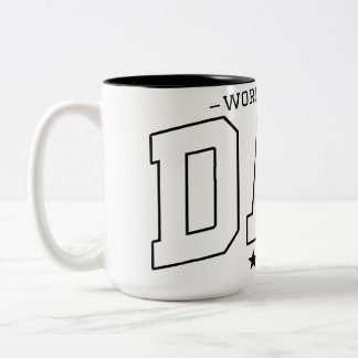 Worlds Best Dad Two-Tone Coffee Mug