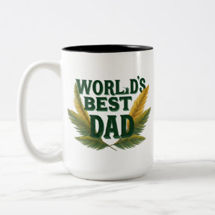 "World's Best Dad" Two-Tone Mug (15 oz)