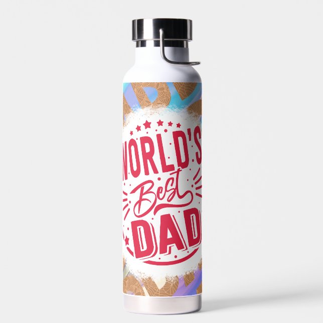 Worlds Best Dad Water Bottle (Left)