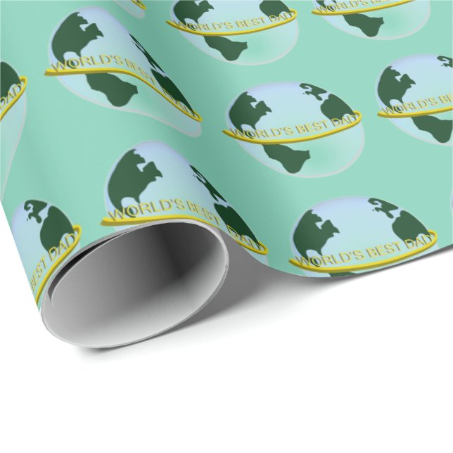 World's Best Dad Wrapping Paper (Roll Corner)